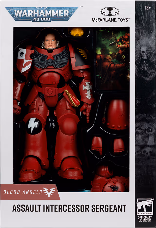McFarlane - Warhammer 40.000 Assault Intercessor Sergeant (Blood Angel) - Figur