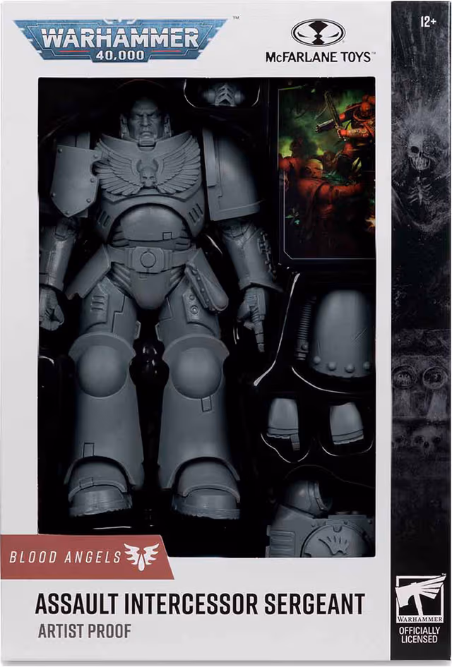 McFarlane - Toys - Warhammer 40.000 Assault Intercessor Sergeant (Blood Angel) - Figur