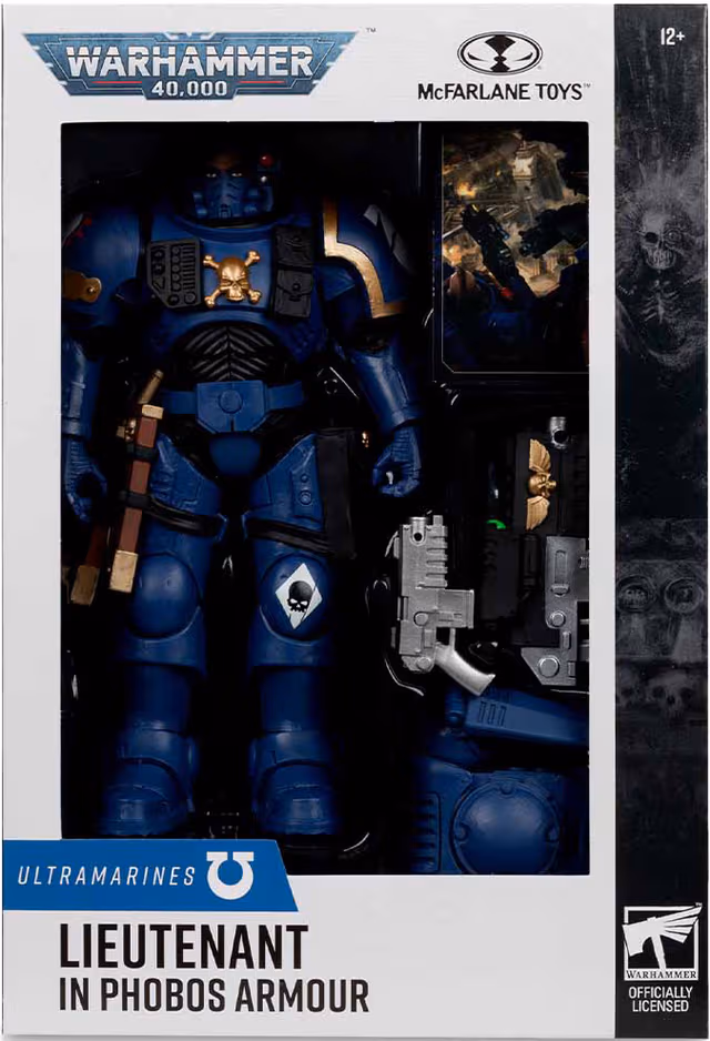 McFarlane - Toys - Warhammer 40.000 Lieutenant in Phobos Armour (Ultramarines) - Figur