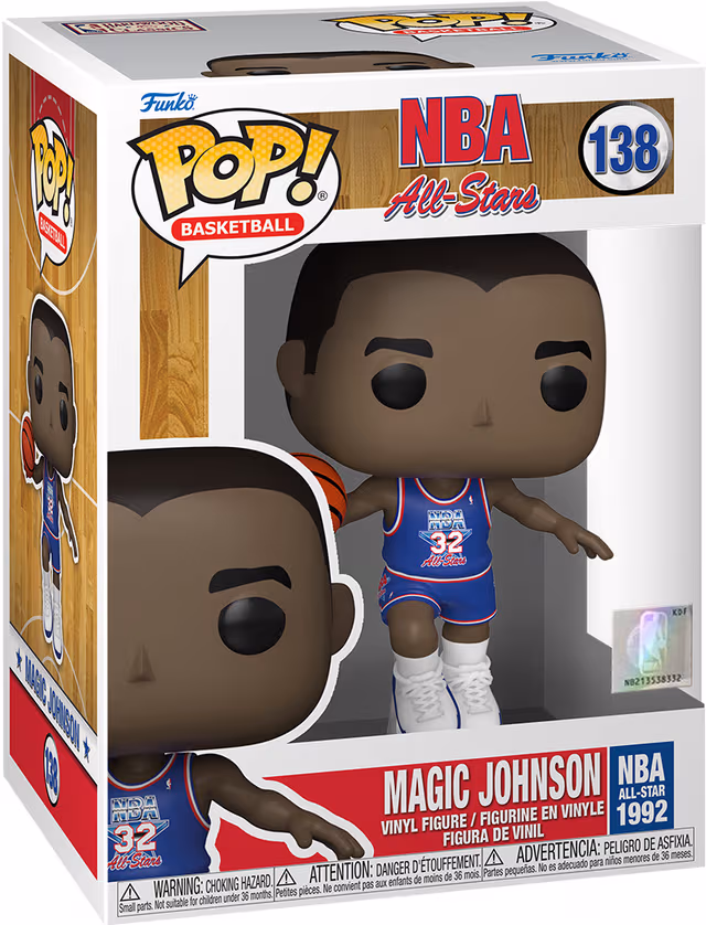 Funko POP NBA Legends actionfigur (Magic Johnson)