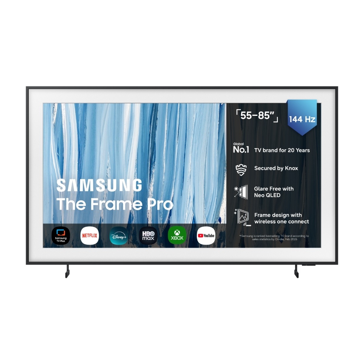 Samsung 55" The Frame Pro - 4K Neo QLED TV 2026 - TQ55LS03HWUXXC