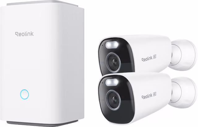 REOLINK Argus Eco Ultra 4K Wireless outdoor security camera 2 pack