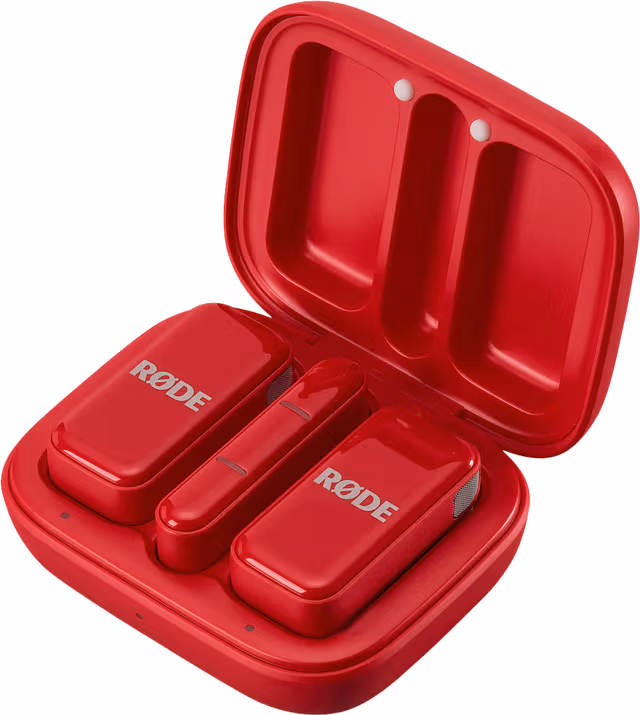 RØDE Wireless Micro mikrofoner och mottagarset (röd)