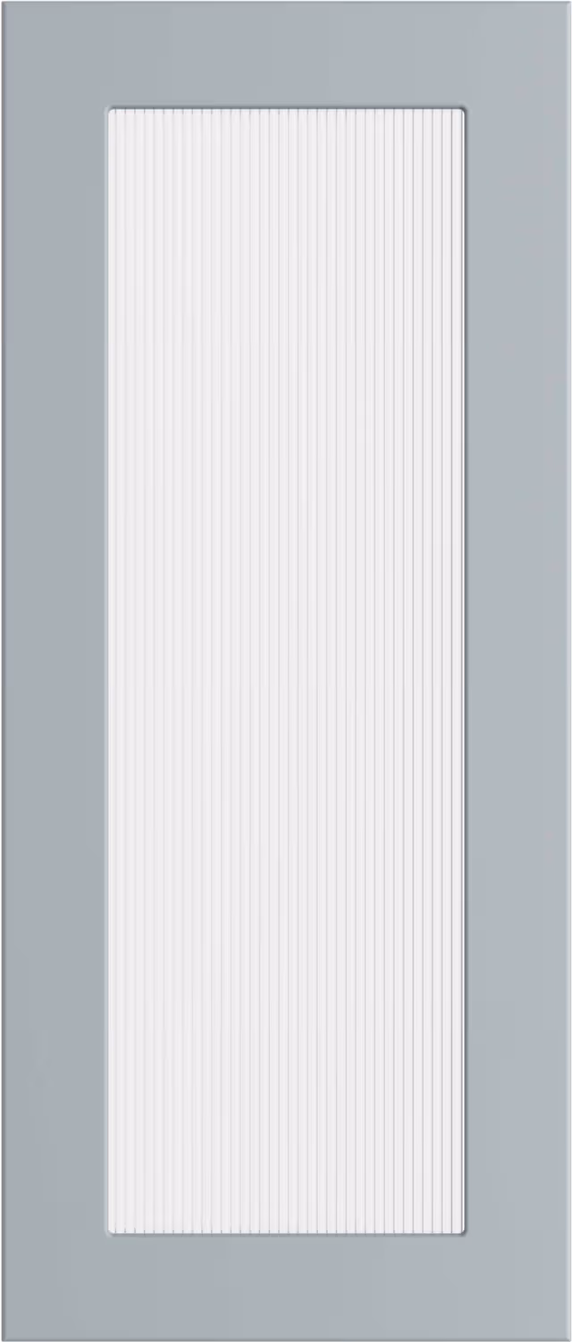 Epoq Trend Eco Hazy Blue räfflad glaslucka 30x70