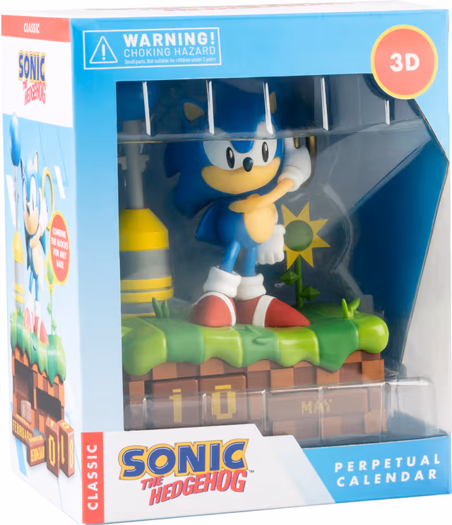 Grupp Erik Sonic 3D evighetskalender