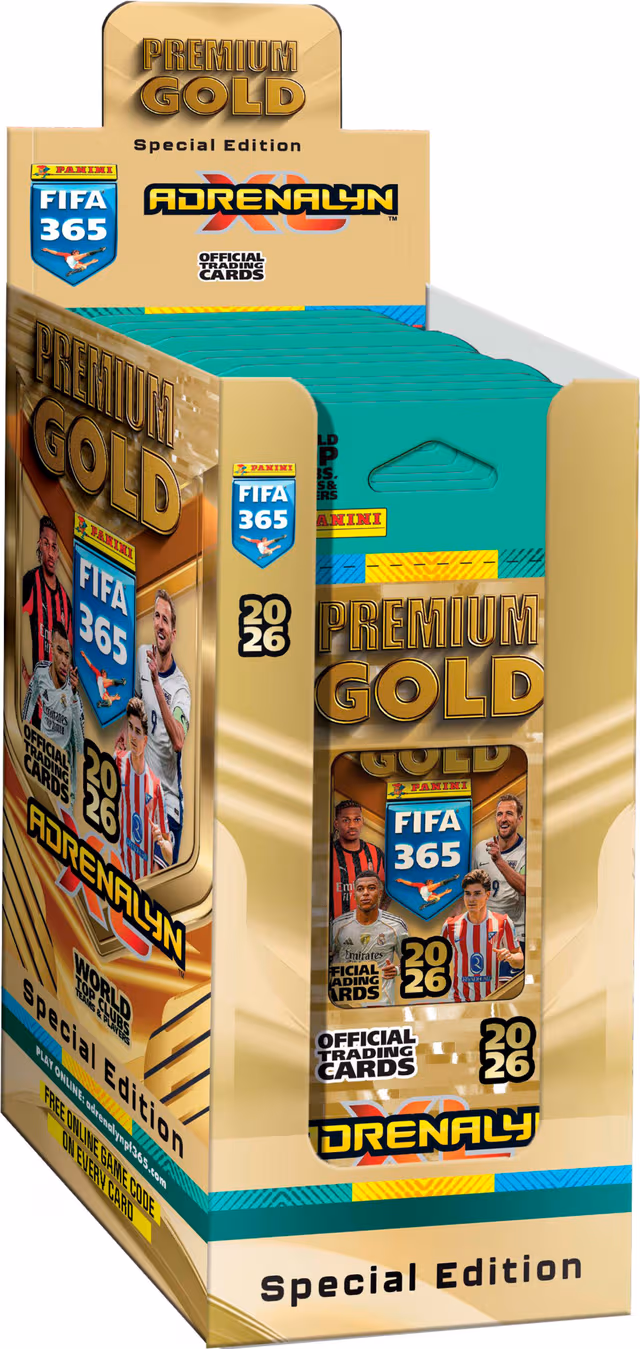 Panini FIFA 365 Adrenalyn XL 2026 Premium Gold samlarkort