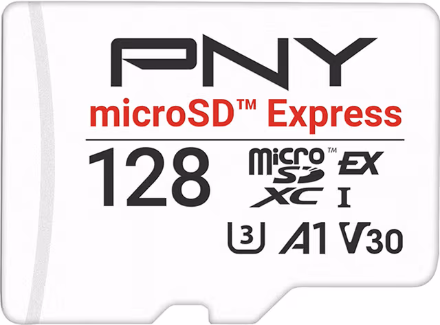PNY - flash memory card - 128 GB - microSD PCI Express Gen 3x1 UHS-I
