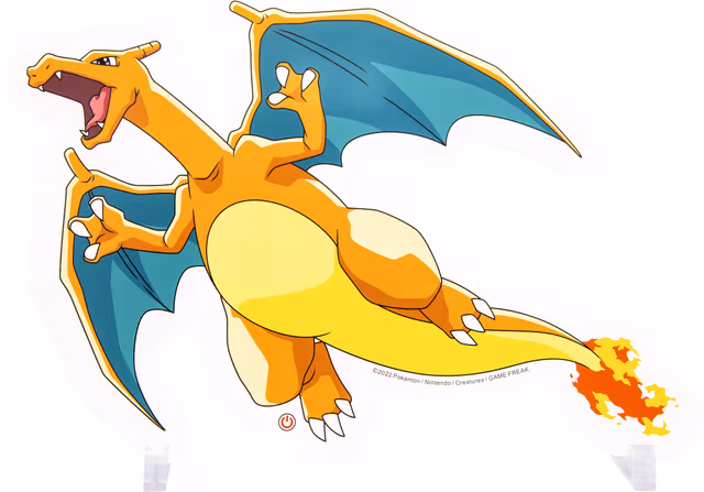 Teknofun Pokémon vägglampa LED (Charizard)