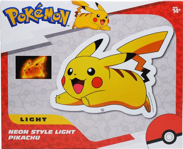 Teknofun Pokémon vägglampa LED (Pikachu)