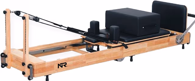 Nordic hopfällbar pilates reformer (ekträ)