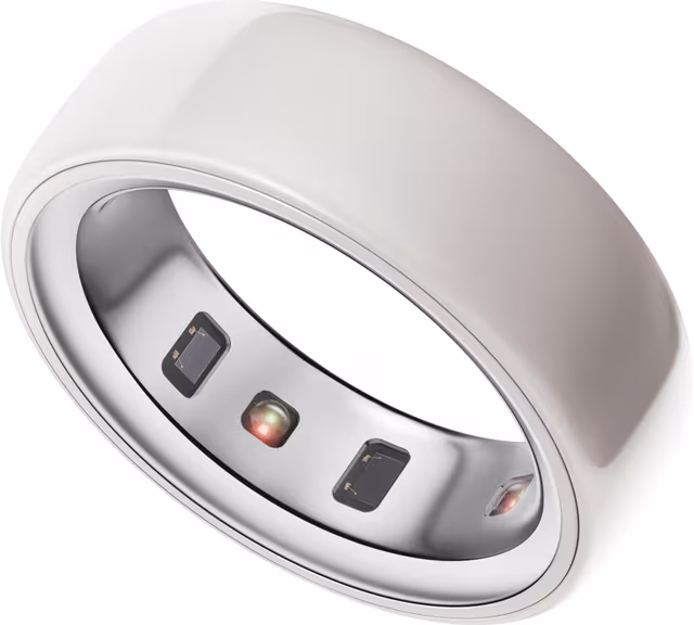 Oura Ring 4 Ceramic smart ring storlek 8 (Cloud)
