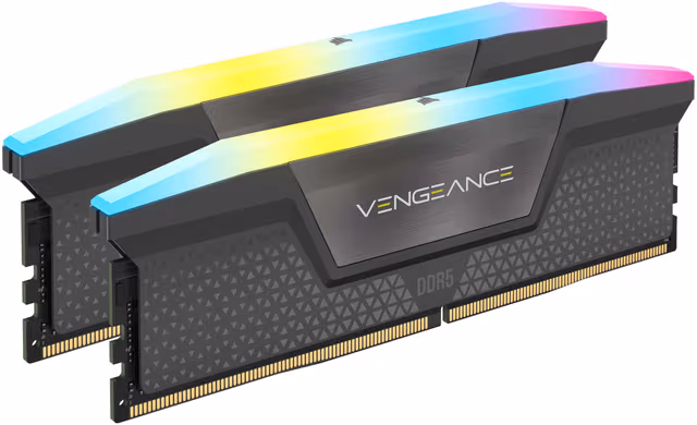Corsair Vengeance DDR5-6000 - 32GB - CL36 - Dual Channel (2 pcs) - AMD EXPO & Intel XMP - Grå