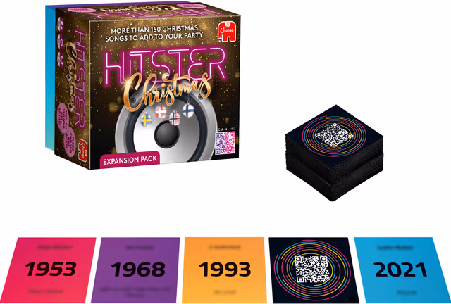 Jumbo Hitster Christmas Soundtracks kortspel