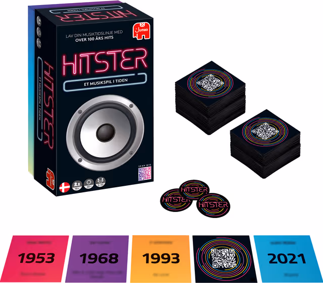 Jumbo Hitster Original Danska Soundtracks kortspel