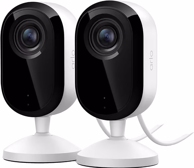 Arlo Essential 3 2K inomhuskamera (2 kameror)