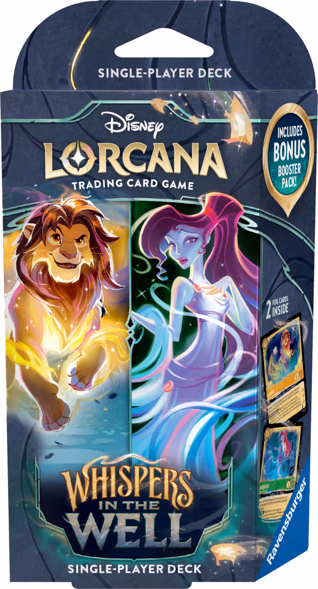 Disney Lorcana Viskningar i brunnen samlarkort (Simba & Megara)