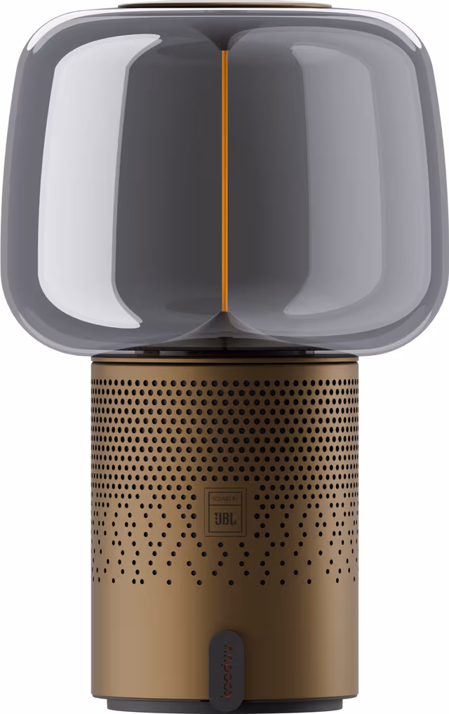 Kooduu Serena Play Portable speaker lamp powered by JBL - Bronze