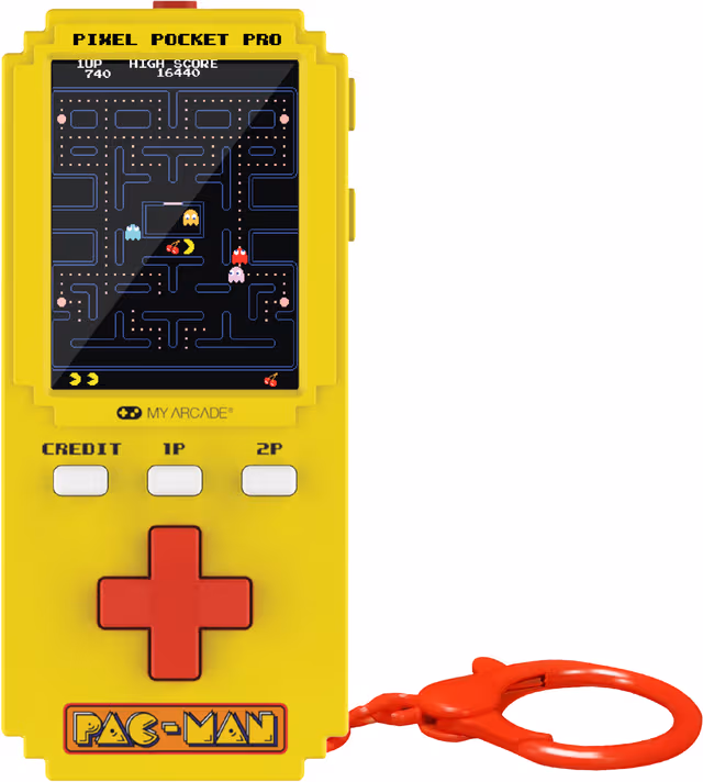 Min Arcade Pixel Pocket Pro Pac-Man handhållen spelkonsol
