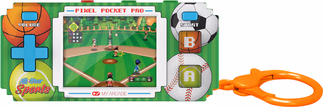Min Arcade Pixel Pocket Pro All-Star Sports handhållna spelkonsol