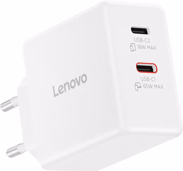 Lenovo Dual USB-C 65W GaN Charger