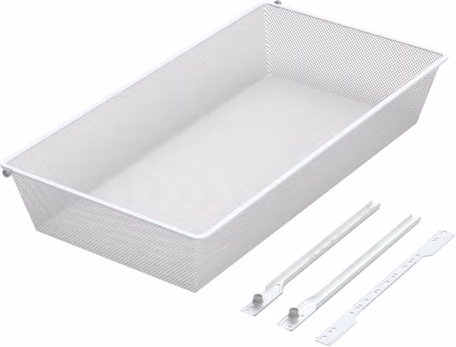 Epoq mesh lådkorg 100 cm (vit)