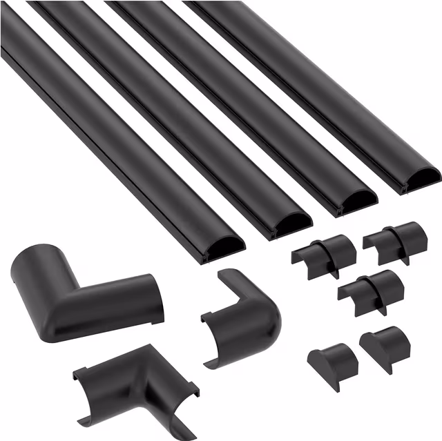 D-LINE Trunking Kit 20x10 4x 1.0m Black