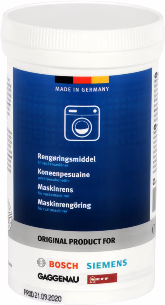 Bosch rengöringsmedel för tvättmaskin