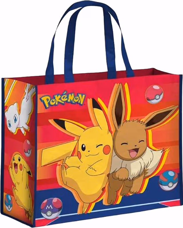 Konix Pokémon shoppingväska (Pikachu & Evoli)