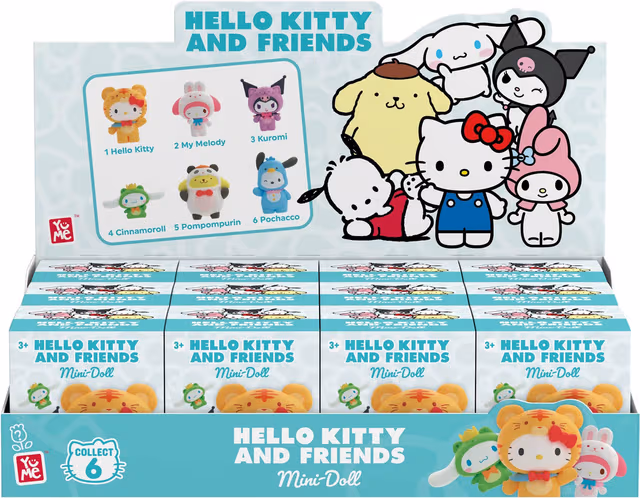 YuMe Hello Kitty Mini-Doll Forest Friends Blind Box actionfigur