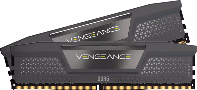 Corsair Vengeance DDR5-6000 - 64GB - CL40 - Dual Channel (2 pcs) - AMD EXPO & Intel XMP - Grå
