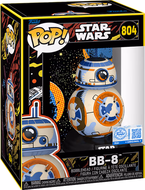 Funko! - Funko POP Vinyl Excl TFA- BB 8 retro