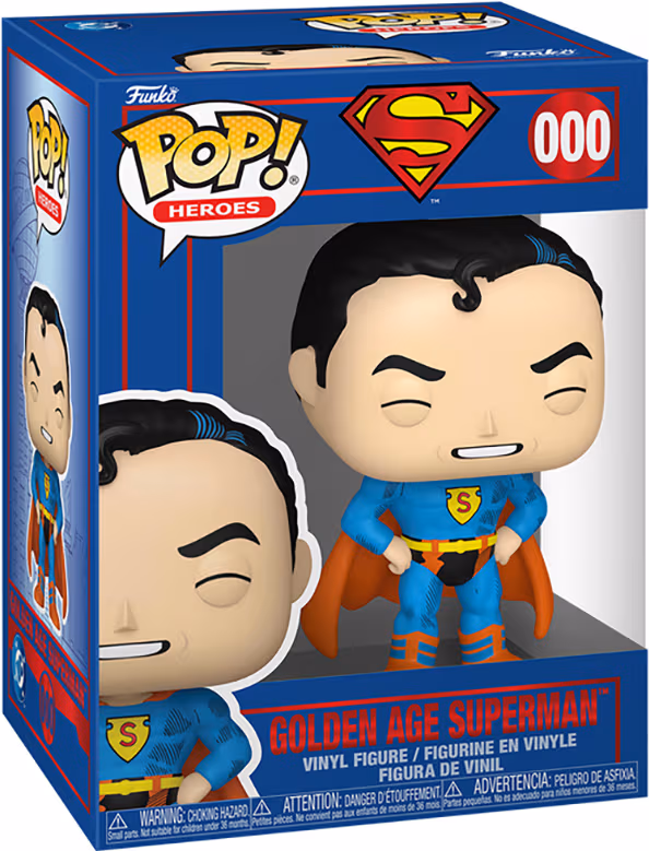 Funko POP Superman actionfigur (Golden Age Superman)