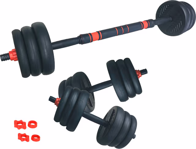 ASG 15kg viktset (svart/röd)