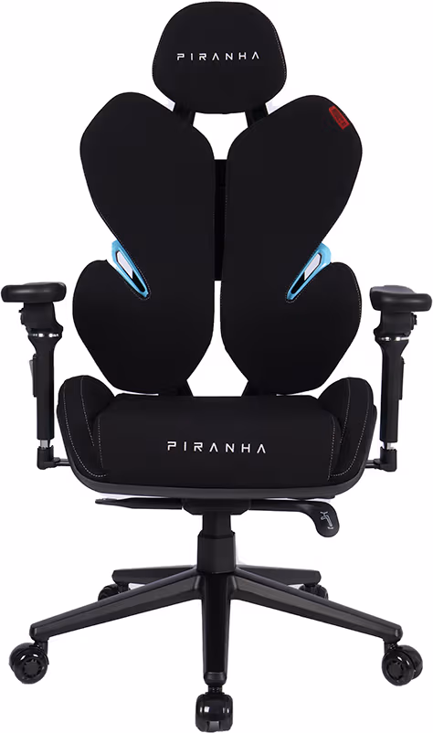 Piranha Nomics X1 gamingstol (svart/blå)