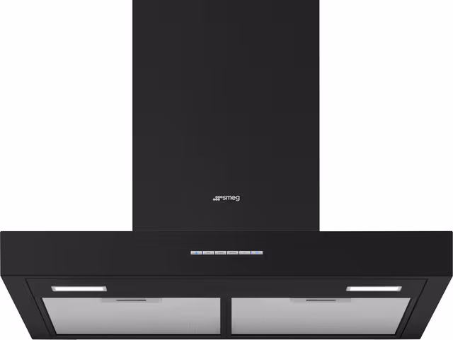 Smeg Serie Universal Vägghängd Köksfläkt KBT600MB (svart 60cm)