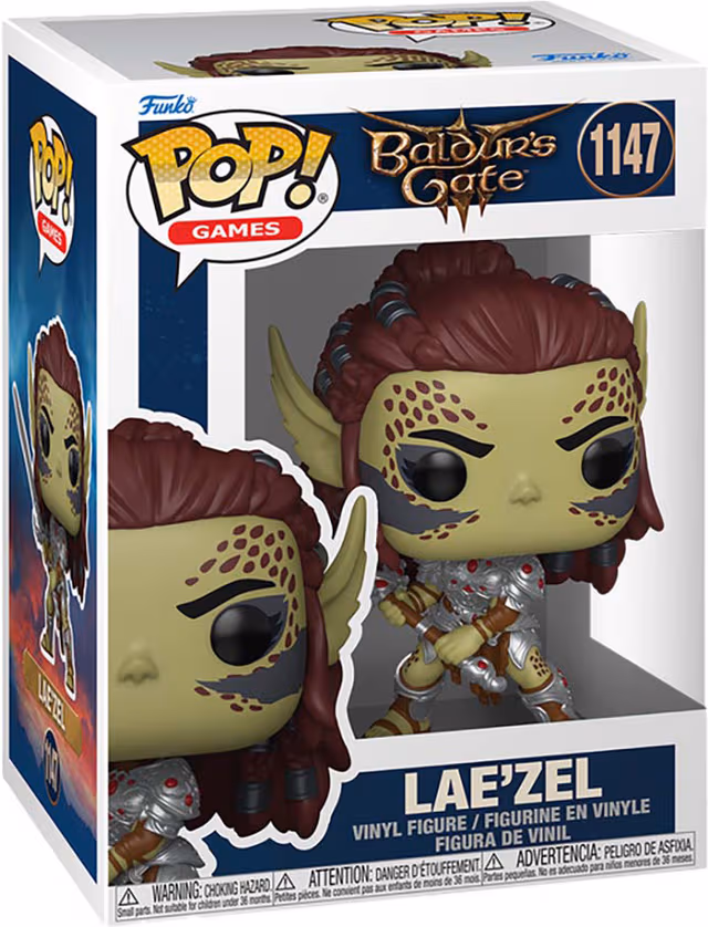 Funko! - Funko POP Vinyl BG3 Lae'zel w/Sword