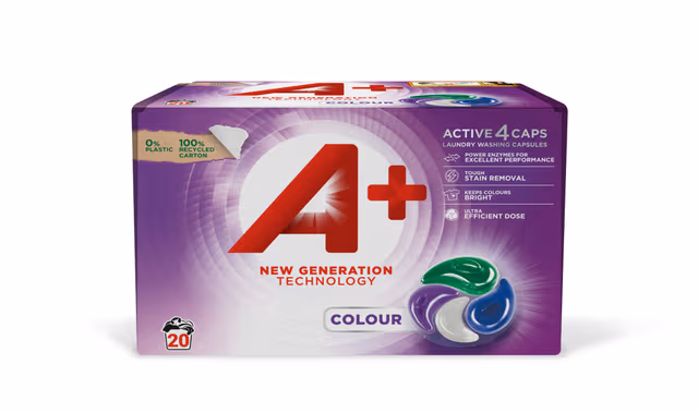A+ Colour Active 4 tvättkapsel 53950 (20-pack)