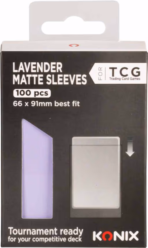 Konix TCG korthylsor (100-pack, lavendel)