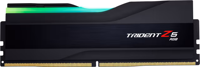 G.Skill Trident Z5 RGB DDR5-6000 - 24GB - CL40 - Single Channel (1 pcs) - Intel XMP - Svart