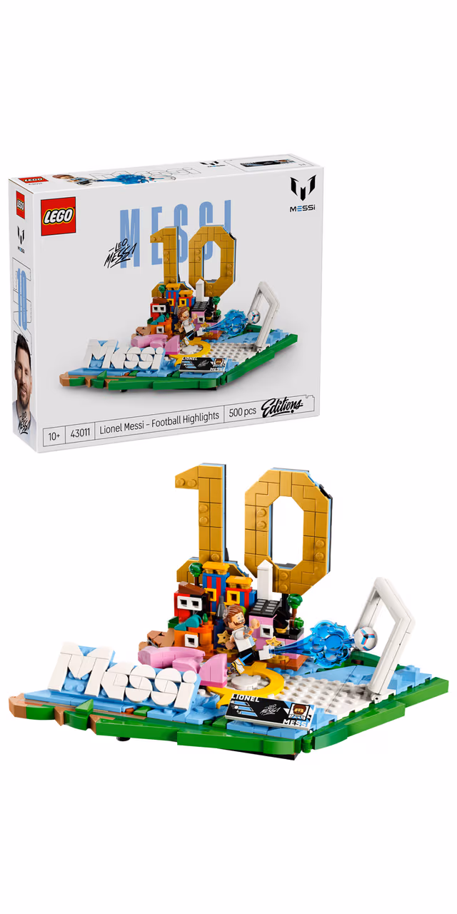 LEGO Editions Football Lionel Messi – fotbollshöjdpunkter 43011