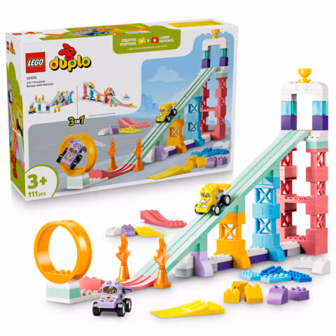 LEGO DUPLO 10478 3-i-1 Kreativa ramper med fordon