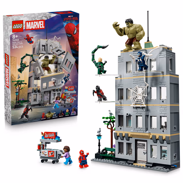 LEGO Marvel Episk sammandrabbning med Spider-Man mot Hulk 76350