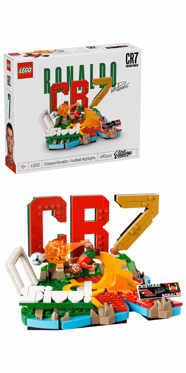 LEGO Editions Football Cristiano Ronaldo – fotbollshöjdpunkter 43012
