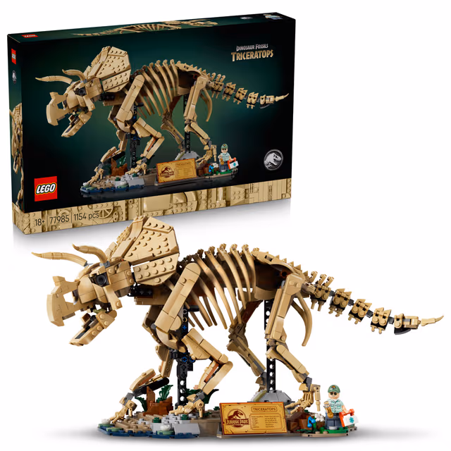 LEGO Jurassic World Dinosauriefossiler: triceratops 77985
