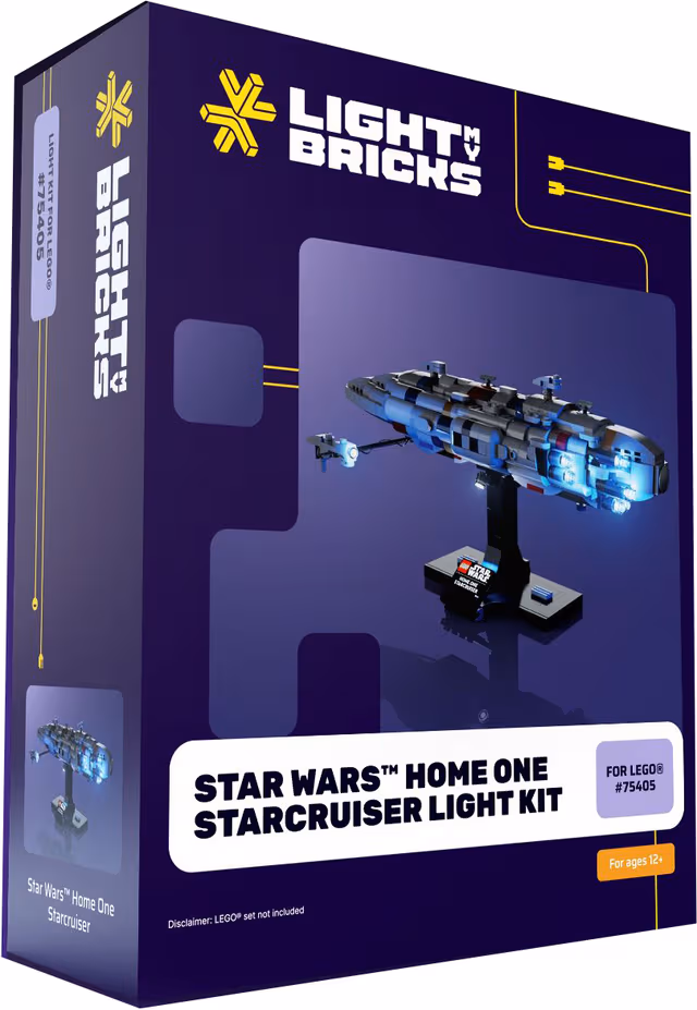 Light My BricksStar Wars Home One Starcruiser ljuskit