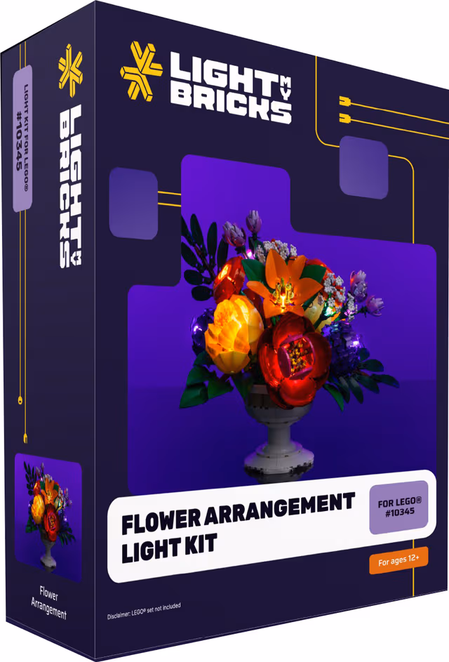 Light My BricksFlower Arrangement ljuskit