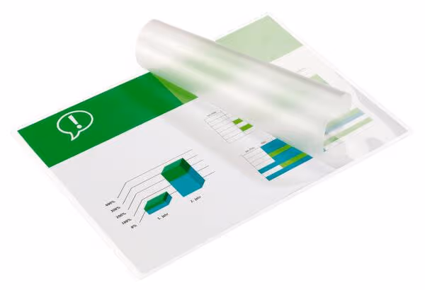 GBC Document Laminating Pouch - 25-pack - glossy - 303 x 426 mm - lamination pouches