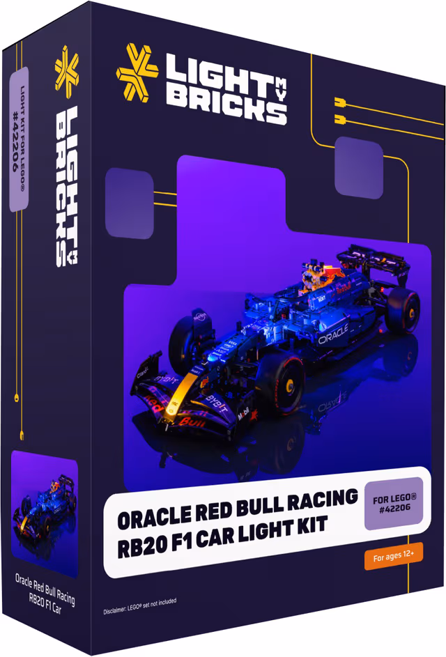 Light My BricksOracle Red Bull RB20 F1 ljuskit