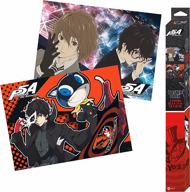GB Eye Persona 5 Chibi affischset (serie 1)