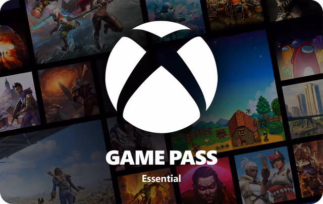 Xbox Game Pass Essential 1 Month Membership - XBOX, PC Windows